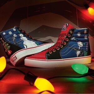 VANS x DISNEY Nightmare Before Christmas HighTops. Zip closure Toddler  Sz 7.5